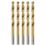 Erbauer  Straight Shank Metal Drill Bits 6mm x 93mm 5 Pack