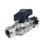 Pegler PB300T Compression Full Bore 15mm Tee Ball Valve with Blue Handle