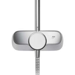 Mira Form Rear-Fed Exposed Chrome Thermostatic Dual Outlet Mixer Shower