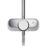 Mira Form Rear-Fed Exposed Chrome Thermostatic Dual Outlet Mixer Shower