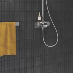 Mira Form Rear-Fed Exposed Chrome Thermostatic Dual Outlet Mixer Shower