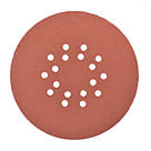 40 Grit 18-Hole Punched Wood Sanding Discs 225mm 5 Pack