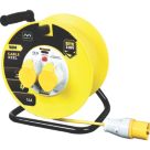 Masterplug LVCT5016/2-XD 16A 2-Gang 50m  Cable Reel 110V
