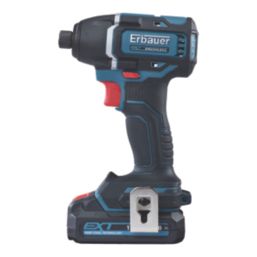Erbauer EID18-Li 18V 1 x 2.0Ah Li-Ion EXT Brushless Cordless Impact Driver