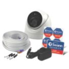 Swann SOPRO-4K1DOME-EU White Wired 4K Indoor & Outdoor Dome Add-On DVR Camera