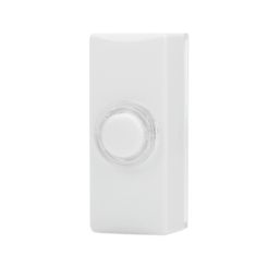 Byron DBW-22011 Wired Illuminated Bell Push White