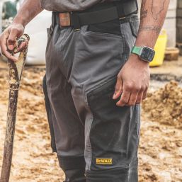 DEWALT Waterford Work Trouser Grey/Black 38" W 31" L