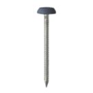 Timco Polymer-Headed Nails Anthracite Grey Head A4 Stainless Steel Shank 3.2mm x 65mm 100 Pack