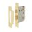 ERA  Brass Bathroom Lock 76mm Case - 56mm Backset