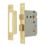 ERA  Brass Bathroom Lock 76mm Case - 56mm Backset