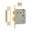 ERA  Brass Bathroom Lock 76mm Case - 56mm Backset