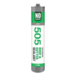 No Nonsense 505 High Adhesion Roof & Gutter Sealant Grey 310ml