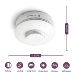 Aico  Ei660iRF Battery Interlinked RadioLINK+ Heat/Optical Multi-Sensor Fire Alarm