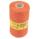Stockshop Electric Fence Polywire Orange 3mm x 250m