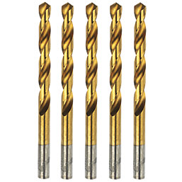 Erbauer  Straight Shank Metal Drill Bits 9mm x 125mm 5 Pack