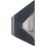 Luceco Prysm Outdoor LED Solar-Powered Wall Light, USB Rechargeable With PIR Sensor Black 600lm