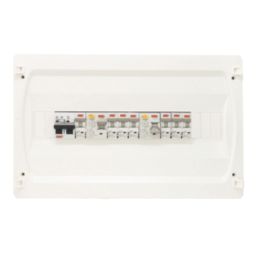 Garo G118B-7A 18-Module 7-Way Populated  Dual RCD Consumer Unit