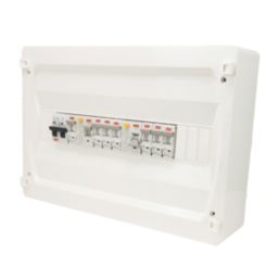 Garo G118B-7A 18-Module 7-Way Populated  Dual RCD Consumer Unit