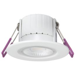 Robus Ultimum Express Flat Fixed  Fire Rated LED Downlight White 4/5.8W 540/750lm