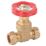 Midbrass Gate Valve 1/2"