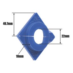 Split Klick Top Hat Washers 50mm 10 Pack