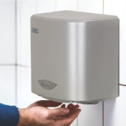 Deta  Automatic Compact Energy Saving Hand Dryer Silver 1.1kW
