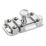 Smith & Locke Flat Door Bolt Polished Chrome 40mm