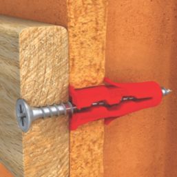 Rawlplug Uno Wallplugs 6mm x 28mm 288 Pack