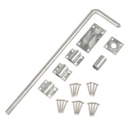 GateMate Door Bolt Silver 450mm