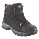 Site Fortress Size 10  Black Waterproof Steel Toe Cap Safety Boots
