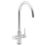 Abode Puria 3-Way Deck Mounted Filter Tap Brushed Nickel