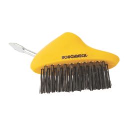 Roughneck  Plastic Deck Wire Brush 4"