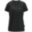 Snickers 2597 Short Sleeve Womens T-Shirt Black Size 14-16