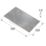 Essentials Smooth Protective Door Plate Galvanised Steel 250mm x 500mm x 1mm
