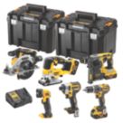 DEWALT DCK690P3T-GB 18V 3 x 5.0Ah Li-Ion XR Brushless Cordless 6-Piece Power Tool Kit