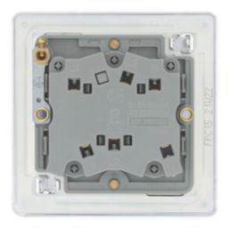 LAP  10A 1-Gang 3-Pole Fan Isolator Switch Polished Chrome