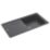 Franke Titan 1 Bowl Composite Kitchen Sink Graphite Reversible 970mm x 500mm