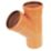 FloPlast Push-Fit 45° Double Socket Equal Junction 110mm