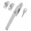 Smith & Locke Left or Right-Handed Modern Locking Casement Fastener Polished Chrome