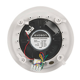Evoson 9" 6W RMS Wired In-Ceiling Speaker White