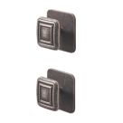 Essentials Pindur Square Cabinet Knob Antique Pewter 45mm 2 Pieces