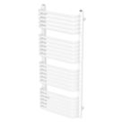 Flomasta 1140mm x 500mm 2184BTU White U-Shape Designer Towel Radiator