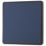 British General Evolve 20A 16AX 1-Gang Intermediate Light Switch Blue