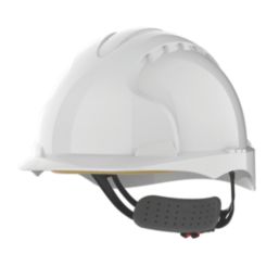 JSP EVO3 Unvented Safety Helmet White