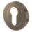 Smith & Locke Lormel Euro Escutcheon (Pair) Antique Brass 50mm