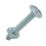 Easyfix  Bright Zinc-Plated  Roofing Bolts M8 x 40mm 10 Pack