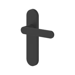 Cooke & Lewis Maugan Lever on Backplate Door Handles Pair Matt Black