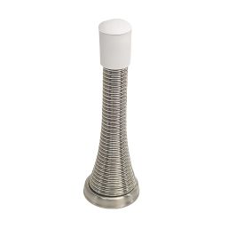 Smith & Locke Cylinder Door Stops 24 x 79mm Satin Nickel 3 Pack