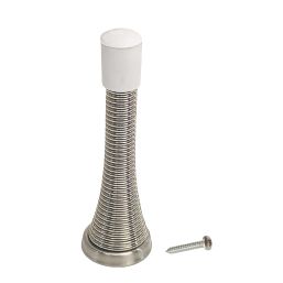 Smith & Locke Cylinder Door Stops 24 x 79mm Satin Nickel 3 Pack