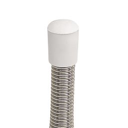 Smith & Locke Cylinder Door Stops 24 x 79mm Satin Nickel 3 Pack